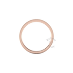 Millgrain Wedding Ring in 18ct Rose Gold (6mm)