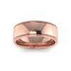 Millgrain Wedding Ring in 9ct Rose Gold (8mm)