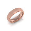 Two Tone Wedding Ring in 9ct Rose Gold (6mm)