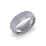 Two Tone Wedding Ring in Platinum (7mm)