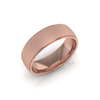 Two Tone Wedding Ring in 9ct Rose Gold (7mm)