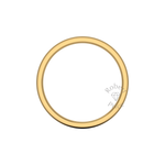 Two Tone Wedding Ring in 18ct Yellow Gold (7mm)
