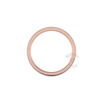 Two Tone Wedding Ring in 9ct Rose Gold (8mm)