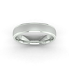 Two Tone Grooved Wedding Ring in 9ct White Gold (5mm)