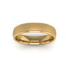 Two Tone Grooved Wedding Ring in 18ct Yellow Gold (5mm)