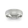 Two Tone Grooved Wedding Ring in 18ct White Gold (6mm)