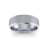 Two Tone Grooved Wedding Ring in Platinum (7mm)