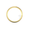Two Tone Grooved Wedding Ring in 18ct Yellow Gold (7mm)