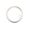 Two Tone Grooved Wedding Ring in 9ct Rose Gold (8mm)
