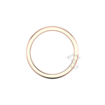 Classic Deluxe Wedding Ring in 9ct Rose Gold (2mm)