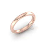 Classic Deluxe Wedding Ring in 18ct Rose Gold (2.5mm)