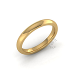 Classic Deluxe Wedding Ring in 18ct Yellow Gold (2.5mm)