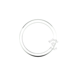 Classic Deluxe Wedding Ring in 9ct White Gold (3.5mm)