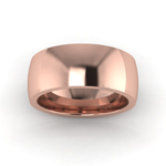 Classic Deluxe Wedding Ring in 9ct Rose Gold (8mm)
