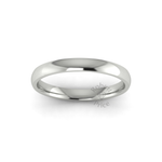 Classic Standard Wedding Ring in 18ct White Gold (2.5mm)