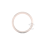Classic Standard Wedding Ring in 9ct Rose Gold (2.5mm)