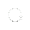 Classic Standard Wedding Ring in 9ct White Gold (2.5mm)