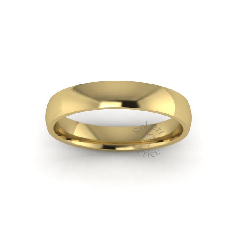 Classic Standard Wedding Ring in 9ct Yellow Gold (3.5mm)