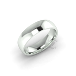 Classic Standard Wedding Ring in 9ct White Gold (5mm)