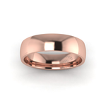 Classic Standard Wedding Ring in 9ct Rose Gold (5mm)