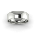 Classic Standard Wedding Ring in 18ct White Gold (6mm)
