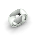 Classic Standard Wedding Ring in 9ct White Gold (7mm)