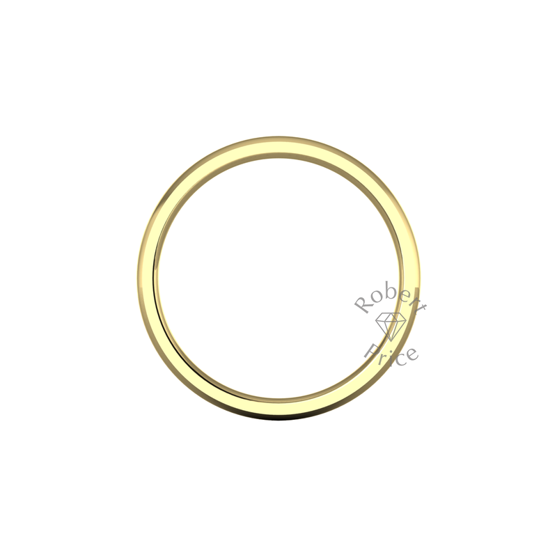 Classic Heavy Wedding Ring in 9ct Yellow Gold (2mm)