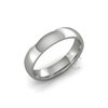 Classic Heavy Wedding Ring in 18ct White Gold (4mm)