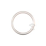 Classic Heavy Wedding Ring in 18ct Rose Gold (4mm)