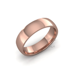 Classic Heavy Wedding Ring in 9ct Rose Gold (5mm)