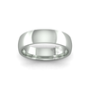 Classic Heavy Wedding Ring in 9ct White Gold (5mm)