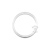 Classic Heavy Wedding Ring in 9ct White Gold (5mm)