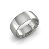 Classic Heavy Wedding Ring in 18ct White Gold (7mm)