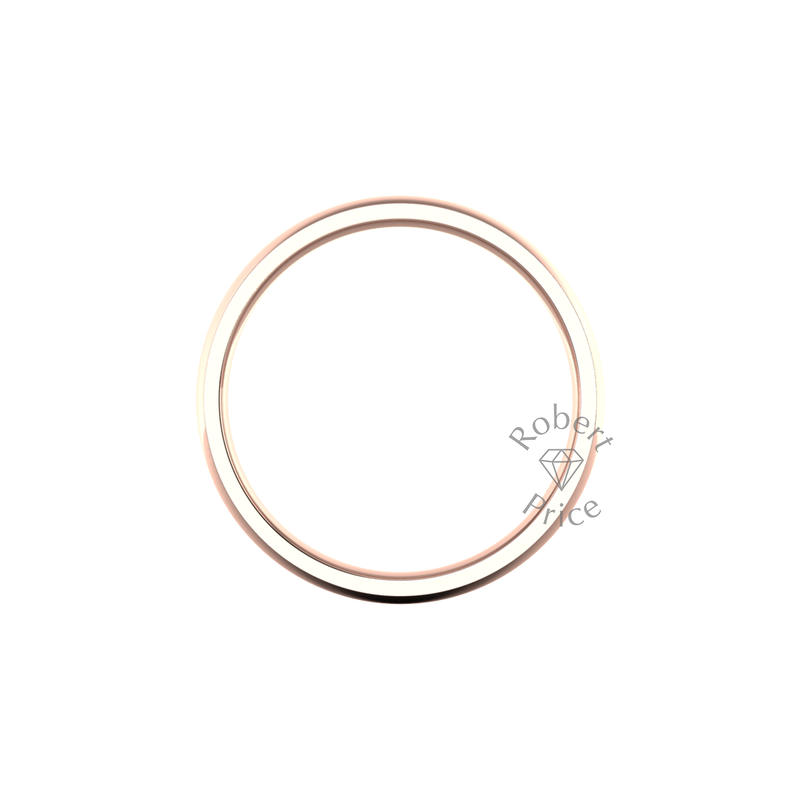 Classic Heavy Wedding Ring in 9ct Rose Gold (8mm)