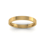 Flat Court Standard Wedding Ring in 18ct Yellow Gold (2.5mm)