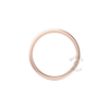 Flat Court Standard Wedding Ring in 18ct Rose Gold (2.5mm)