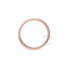 Flat Court Standard Wedding Ring in 9ct Rose Gold (2.5mm)