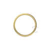 Flat Court Standard Wedding Ring in 9ct Yellow Gold (3mm)