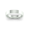 Flat Court Standard Wedding Ring in 9ct White Gold (3.5mm)