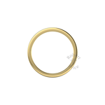 Flat Court Standard Wedding Ring in 9ct Yellow Gold (4mm)