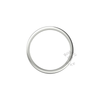 Flat Court Standard Wedding Ring in 18ct White Gold (6mm)