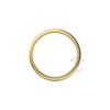 Flat Court Standard Wedding Ring in 9ct Yellow Gold (6mm)