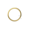 Flat Court Standard Wedding Ring in 9ct Yellow Gold (7mm)