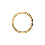 Flat Court Standard Wedding Ring in 18ct Yellow Gold (8mm)