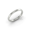 Soft Court Standard Wedding Ring in 18ct White Gold (2mm)