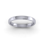 Soft Court Standard Wedding Ring in Platinum (2.5mm)
