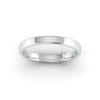 Soft Court Standard Wedding Ring in 9ct White Gold (2.5mm)