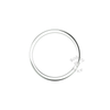 Soft Court Standard Wedding Ring in 9ct White Gold (3mm)