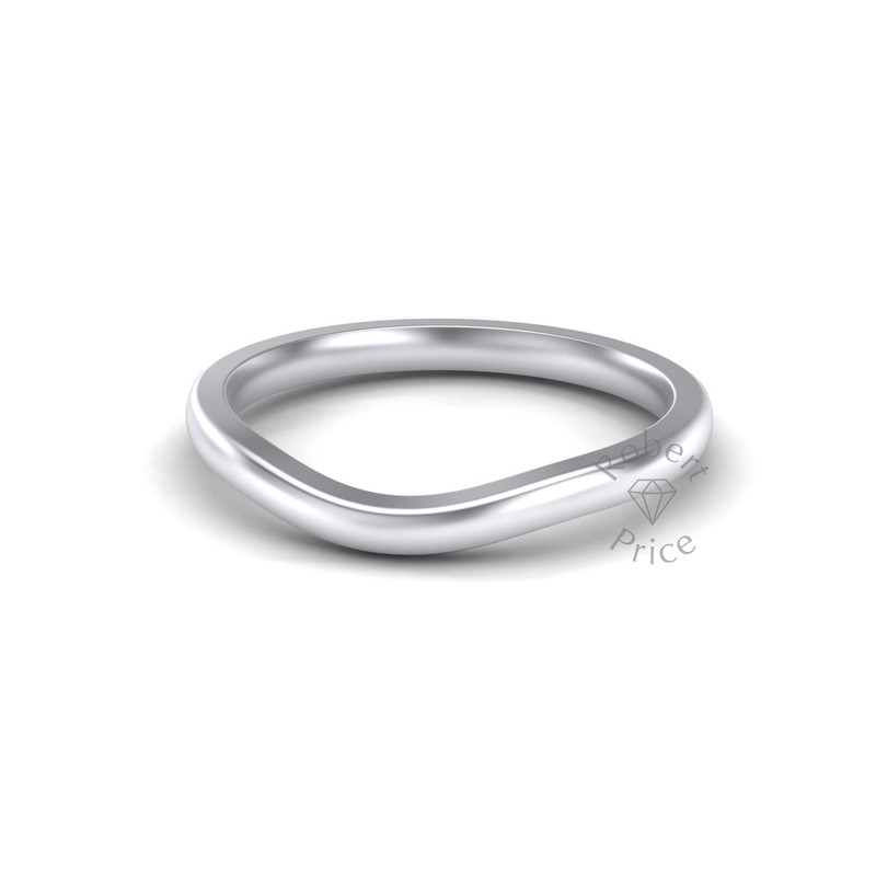 Milan Wedding Ring in Platinum (2mm)