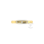 Spaced Diamond Ring in 18ct Yellow Gold (2.5mm)